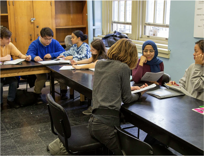 Students in classroom